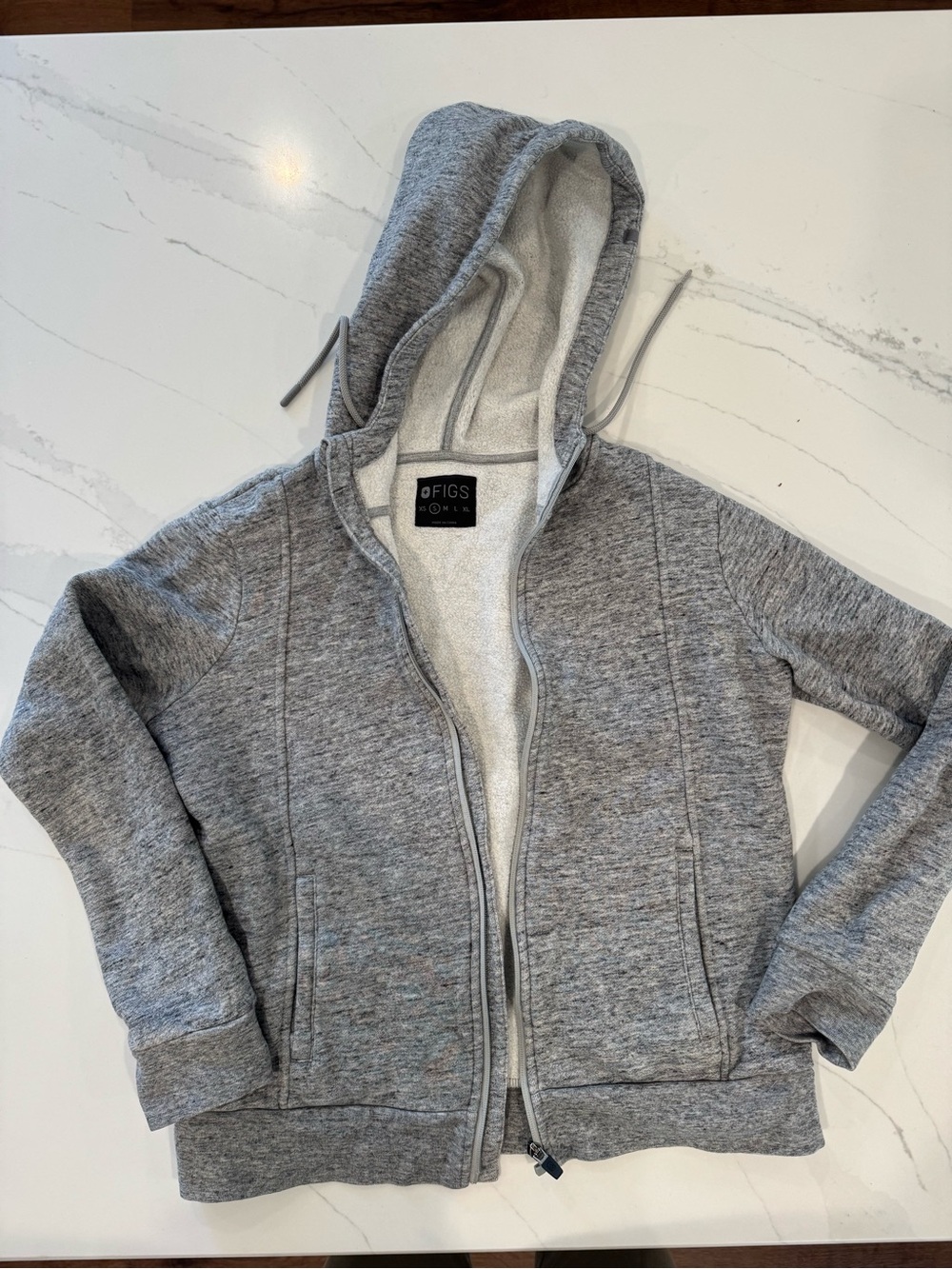 Figs Zip Up Sweatshirt S